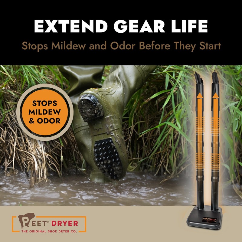 PEET, Wader, Electric Shoe Dryer with 2 Sets of 12"