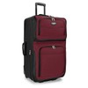 Travel Select Amsterdam Expandable Rolling Upright Luggage Red 4-Piece Set