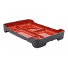 Japanese Large Bento Box With 6 Divider Compartments Lacquered Platter