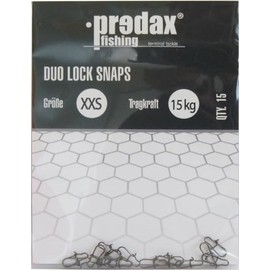 Predax Duo Lock Snap 15 Snaps Size / Load Capacity XXS / 15 kg