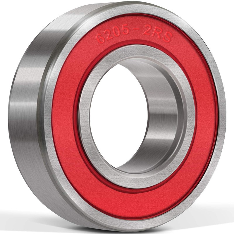 10 Pack 6205-2RS Double Rubber Seal Bearing 25x52x15mm,Pre Lubricated,Stable Performance,Cost