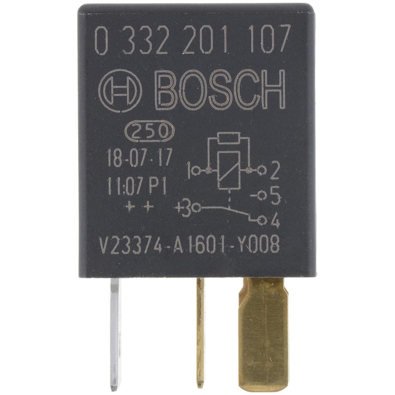 BOSCH 0332201107 Changeover Micro Relay - 5 Pins, 12 V,