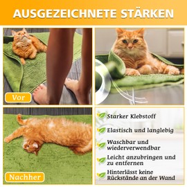 MIMEIMIAI Doppelseitiges Klebeband Extra Stark, 5M Klebeband Doppelseitig Transparent Klebepads Abwaschbar Abl?sbar Klebestreifen Doppelseitig Spurlos Starker fr Teppiche Fotoecken ohnl N?gel