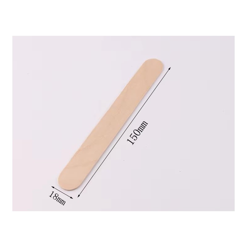 Disposable Wooden Tongue Depresser, 100 Pieces per Box, Waxing Spatulas