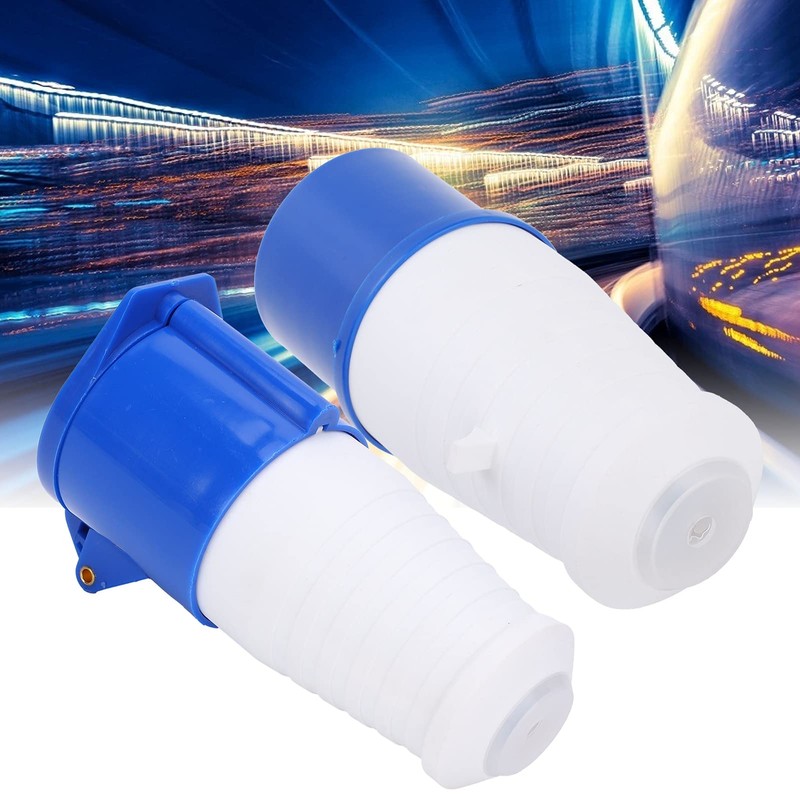 2Pcs 32A Industrial Plug, 3‑Pin 1‑Phase Explosion‑Proof 220‑250v, Waterproof Industrial