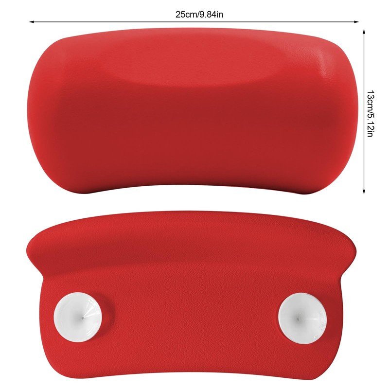 bath pillow for bathtub, Waterproof Bath Pillow with 2 suction