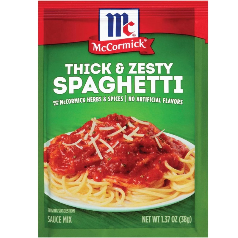 Mccormick Thick Zesty Spaghetti Sauce Seasoning Mix Pack Of 12