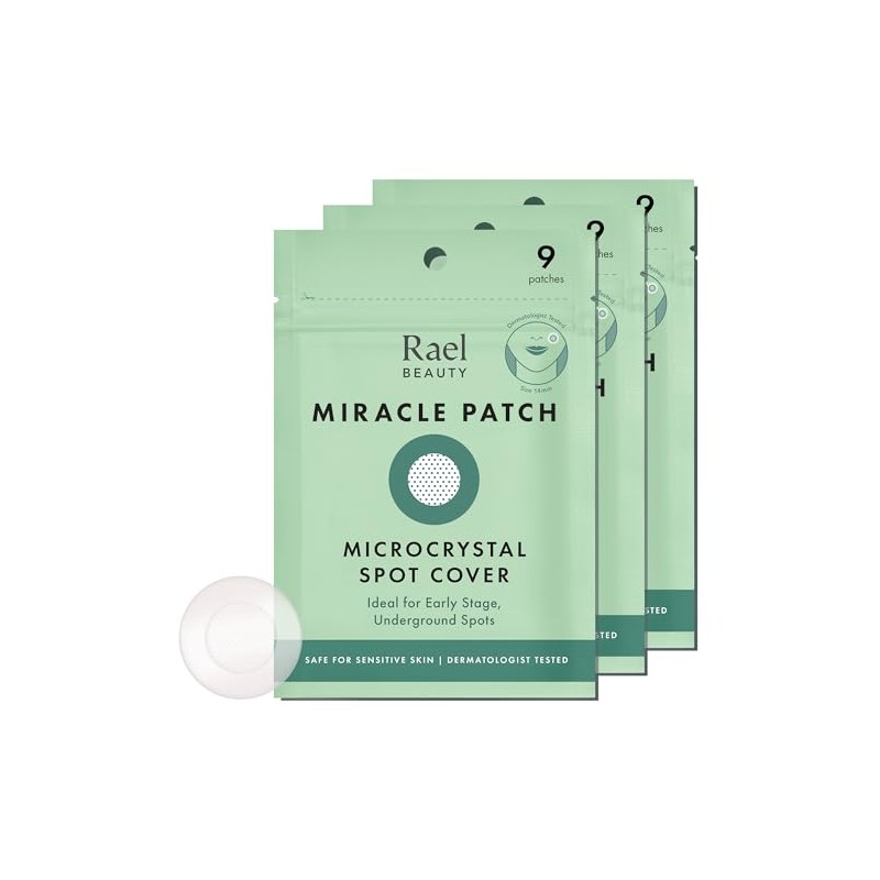 Rael Miracle Microcrystal Spot Cover - Hidrocoloide, parches de acné