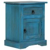 vidaXL Bedside Table - Nightstand with Storage - Solid Mango