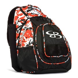Boombah Squadron Bat Pack Digital Camo Black/Orange