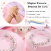 PINKDODO Granddaughter Gifts from Grandma, Unicorn Bracelet Girls Jewelry Christmas