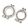 44 mm Wastegate V Band Clamp Set Stainless Steel Inlet