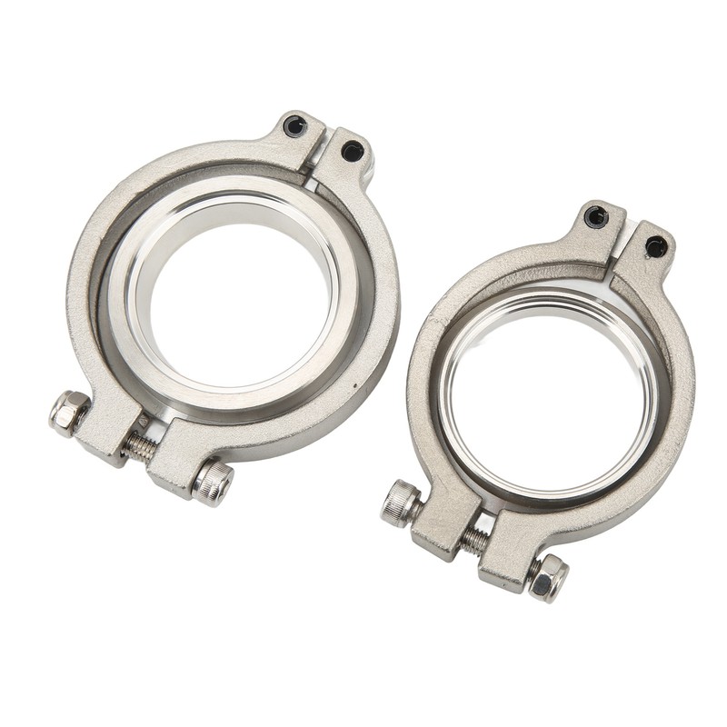 44 mm Wastegate V Band Clamp Set Stainless Steel Inlet