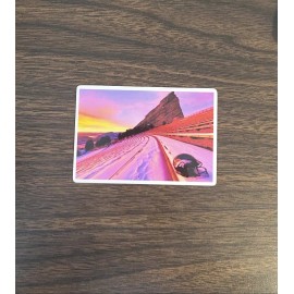 Denver Broncos Sticker - Red Rocks Sticker - Weatherproof Premium Matte Sticker