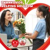 Mimorou 48 Pack Back to School Gifts Plastic Apple Containers,Classic,Red