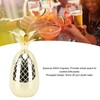 Pineapple Cup with Lid 500ml Stainless Steel Drinking Glasses Reusable