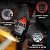 FIITE Cordless Angle Grinde，21V Battery Grinder Tool，with 2 5.0Ah Batteries，Slide