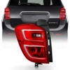 KEEKPO - For 2016-2017 Chevy Equinox Factory Style Red Clear