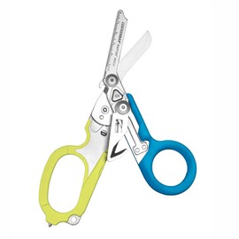 LEATHERMAN - Raptor Rescue - Multitool Rescue Scissors with 6 Practical Functions - Ideal for Professional Emergency Service or Everyday Tasks - Blue and Yellow