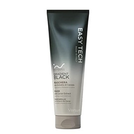 VERSUM Easy Tech Mask Gradient Black - Enriched with Abyssinia Oil and Rice Proteins, Revitalizing Color, Neutralizing Tones & Adding Hair Gloss, Mixable Shades for Bleached and Natural Hair - 280ml