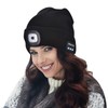 Etsfmoa Unisex Bluetooth Beanie Hat with Light Wireless Headphones Gifts