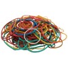 fiXte Rubber Bands Strong Stretchy Elastic Assorted Colours and Sizes
