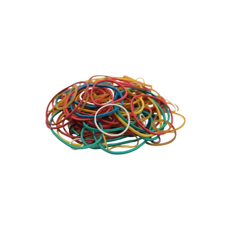 fiXte Rubber Bands Strong Stretchy Elastic Assorted Colours and Sizes