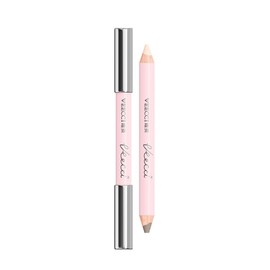 Resaltador y barra de contorno de doble extremo, barra crema, acabado mate, impermeable, bronceador y luminizador de larga duración para maquillaje si