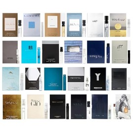 15 Men's Designer Cologne Sample Vials with Organza Bag