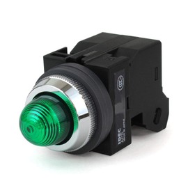 IDEC APS126DNG Pilot Light, TWS Series, φ25 mm, Round Shape, LED Illumination, AC200/220V