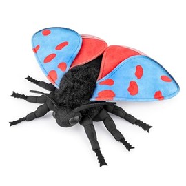 ZHONGXIN MADE 16in Blue Cinnabar Moth Plush Toy