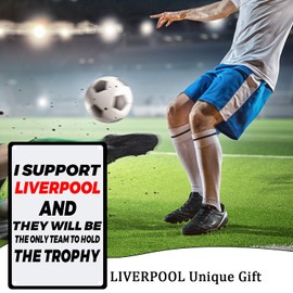 Liverpool Metal Sign, Football Metal Sign for Liverpool Gifts for Men, Tin Sign Poster Liverpool Gifts for Boys Liverpool Merchandise Home Bar Signs Wall Decor Hanging Decorations