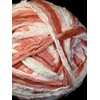 Bernat BABY BLANKET TINY Yarn WILDFLOWERS #14011 Coral Pink White,
