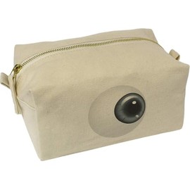 'Human Eyeball' Canvas Wash Bag/Makeup Case (CS00041407)