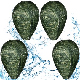 Honoson 4 Pieces Wasp Nest Decoy, Waterproof Material Hanging Fake Wasp Hornet Nests Decoys for Bees Yellow Jackets Garden Yard Outdoors Hanging (Dark Green)