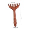 BIUDECO Sandalwood Wooden Scalp Massager Comb with Wide Teeth for