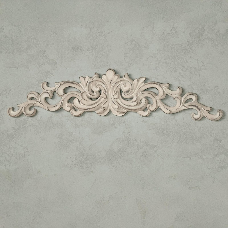 Adaire Weathered Ivory Wall Topper - 26 Inches Wide
