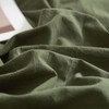 Lanqinglv Duvet Cover Set Double Bed Olive Green Bedding Set