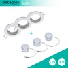 Oktaplex lighting Set of 3 Ceiling Spotlights - Continuously Dimmable