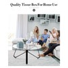 Tissue Box Cover, Jeethemy Square PU Leather Tissue Box Holder,