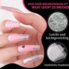 60pcs Silk Fiberglass Nail Extensions Silk Fiberglass Gel Set Nail