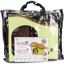 Penn-Plax ZH3 Dog Zipper House with Curved Roof, Blue