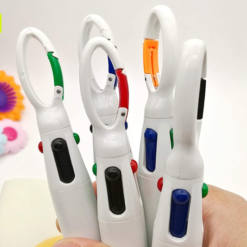 Tinwai 4 Color Ballpoint Pen, Multi-functional, Oily, Multicolor, Ballpoint Pen,