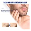 Crema Depiladora Para Barba Y Vello Facial Hombre Eelhoe 60m