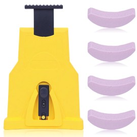 Adefol Chainsaw Teeth Sharpener, Universal Chainsaw Sharpener Portable Chain Saw Blade Teeth Sharpener, Portable Fast-Sharpening Stone Grinder Tools for 14/16/18/20 Inch One/Two Holes Chain Saw Bar