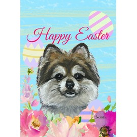 Pomeranian - Best of Breed - HHS Easter House Flag