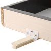 Yousoontic 2 Pack Hardwood Center Mount Drawer Slides Wooden Drawer