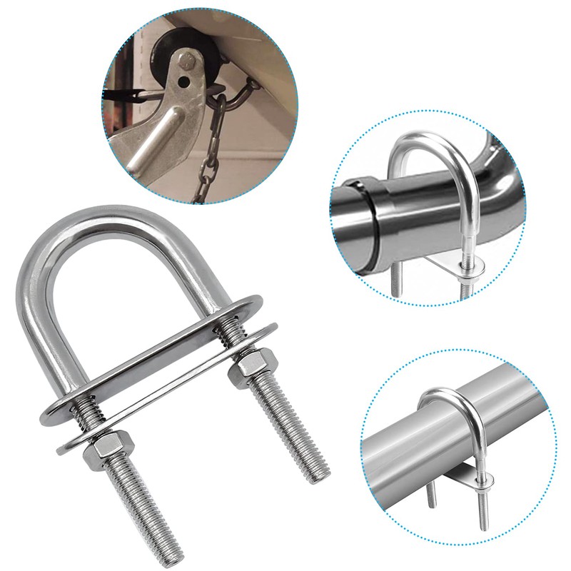 GIAK U-bolt U-bolt stainless steel 316 U shackle M6 with