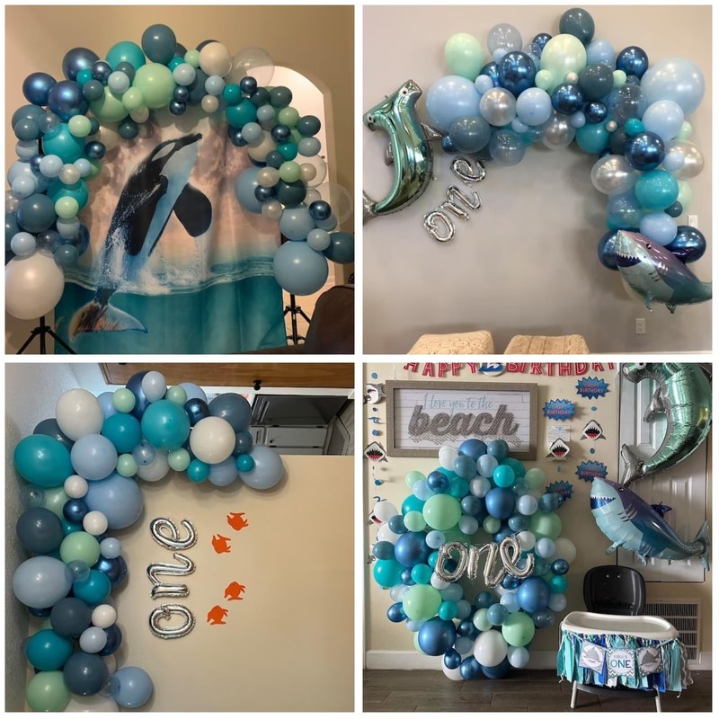 5inch Balloons Slate Blue