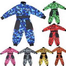 Zorax Zorax Soft interior/durable exterior CUB Kids Motocross CAMO Suit Children Motorbike Motorcycle Race Clothing Child ATV Karting Suit Overall